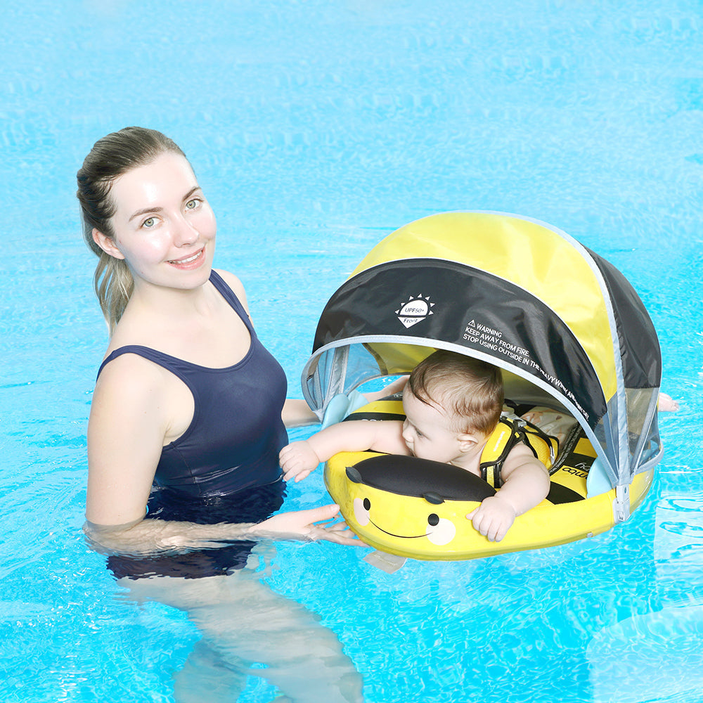 Mambobaby Butterfly Float with Canopy & Tail (3-24 Months) -Pink-