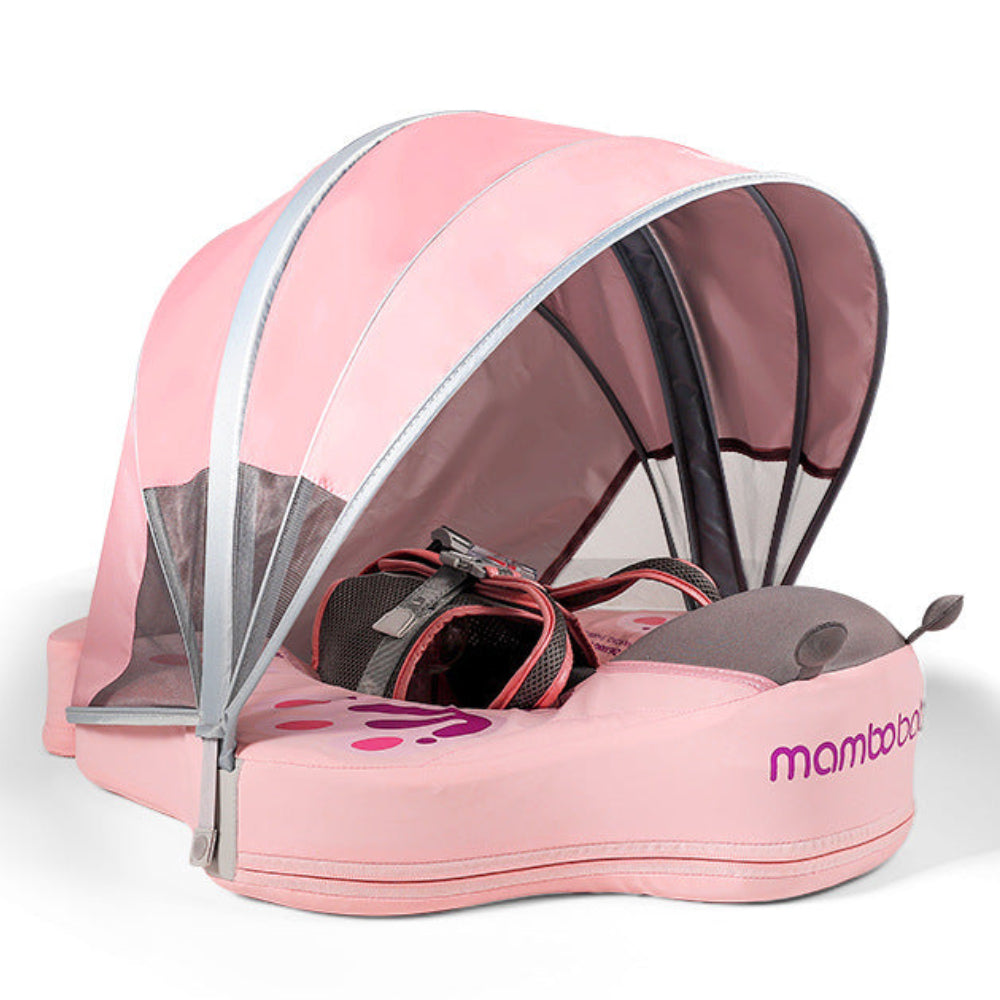 Mambobaby Butterfly Float with Canopy & Tail (3-24 Months) -Pink-