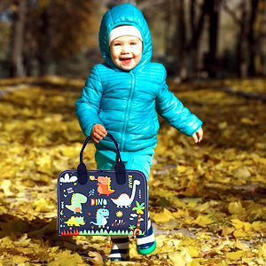Montessori Busy Board for Educational and Sensory Activities  (2-4 Years)