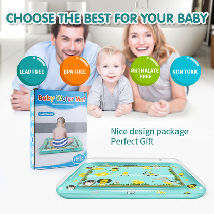 Inflatable Tummy Time Mat for Baby (1-24 Months)