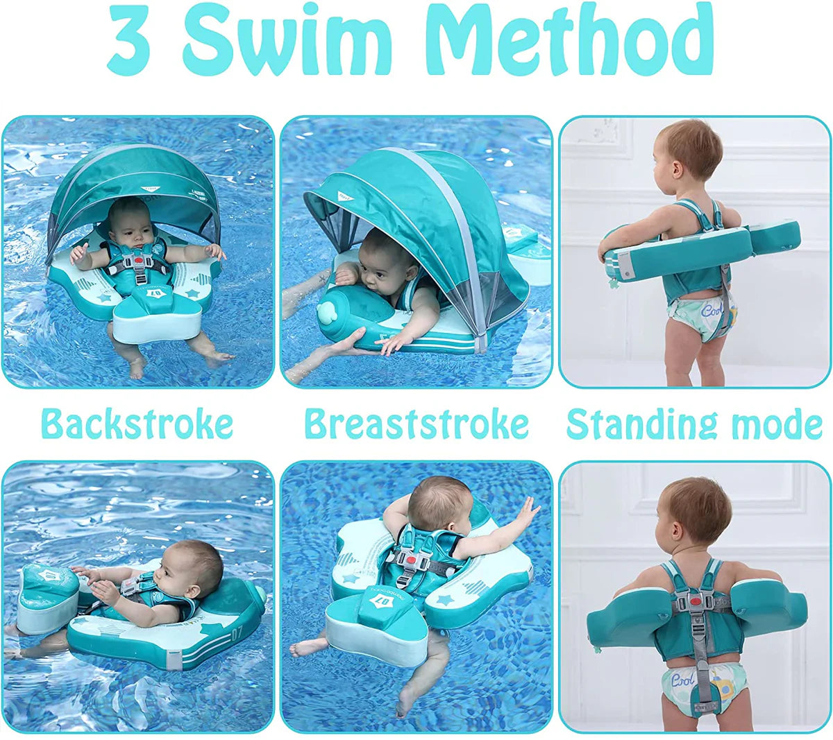 Airplane Mambobaby Float with Canopy & Tail (3-48 Months)